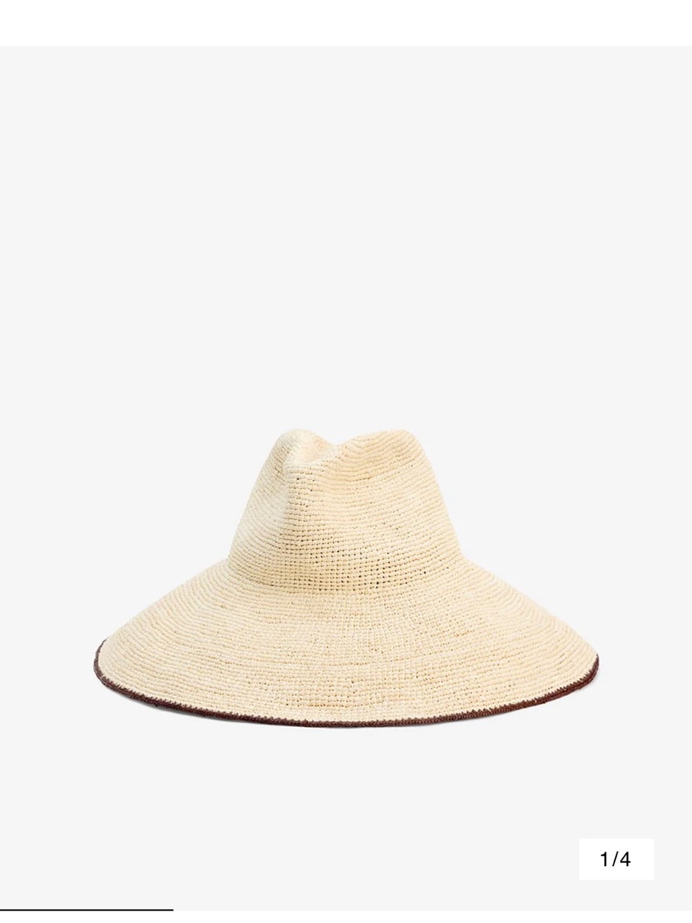 NWT Waverly Hat Janessa Leone Raffia